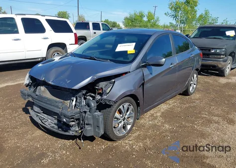 2016 Hyundai Accent Se из США, поврежденный, VIN KMHCU4AE4GU099794